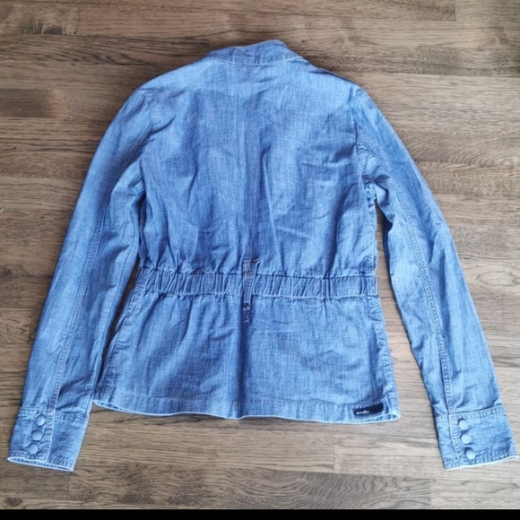 Oakley Chambray Denim Jacket Spring Small - Picture 3 of 10